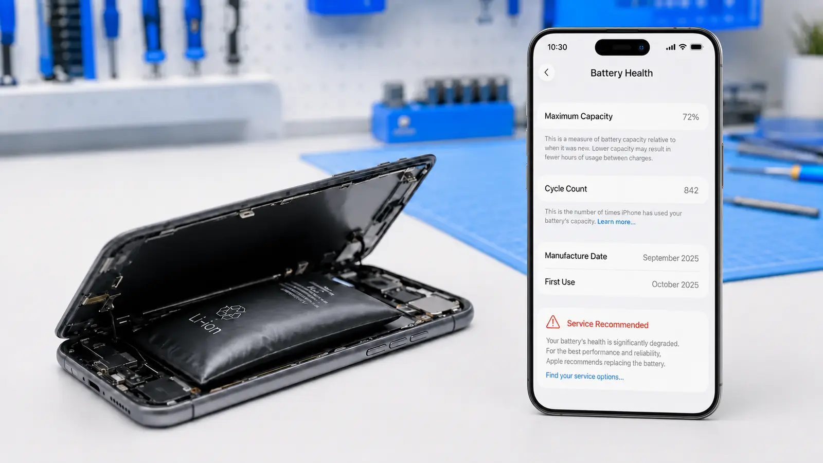 signs your phone battery needs replacing — swollen phone battery warning