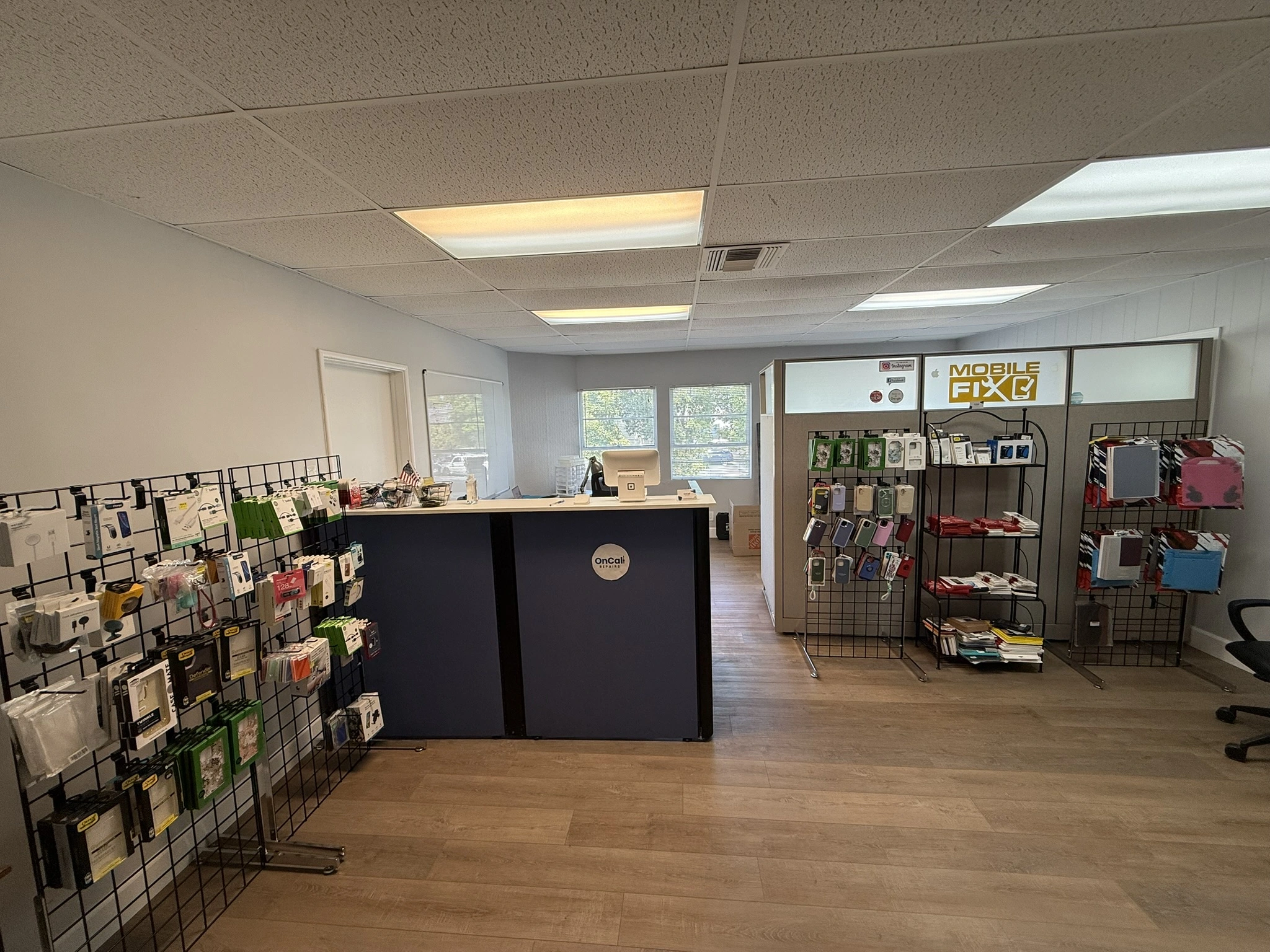 Inside the OnCall Mobile Repair Long Beach store