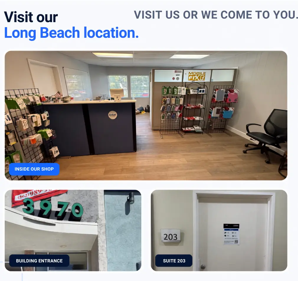 phone repair Bixby Knolls at OnCall Mobile Repair on Atlantic Avenue